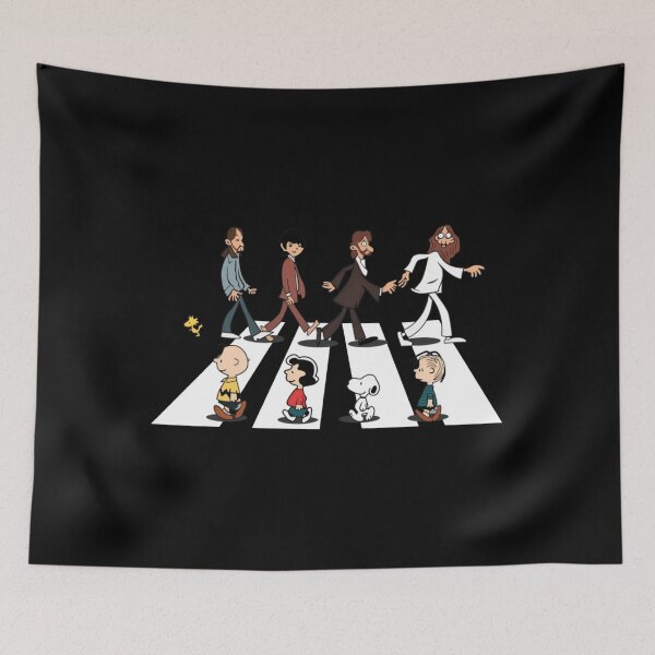 Item preview, Peanuts Snoopy On AbbeyRoad Mashup Walking designed and sold by Sapphirajorie.