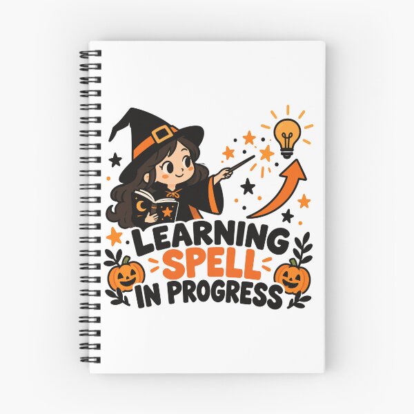 Item preview, Learning Spell In Progress Witchy Magic designed and sold by CleanDecor.