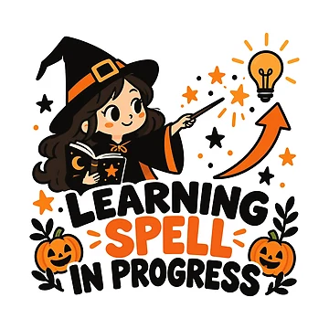Artwork thumbnail, Learning Spell In Progress Witchy Magic by CleanDecor