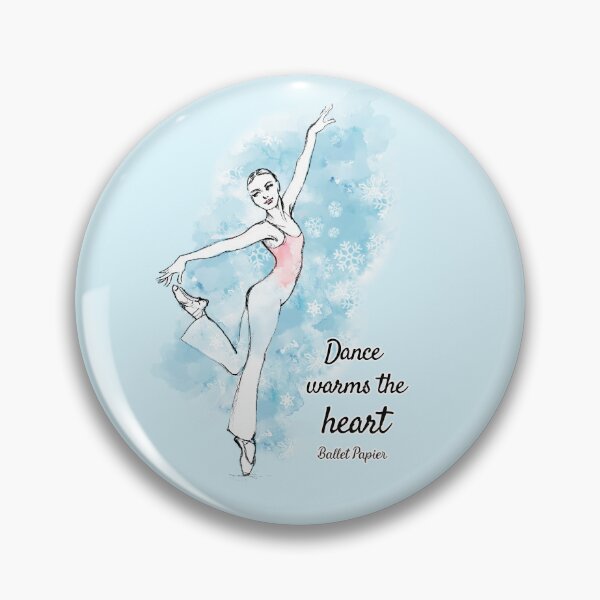 Item preview,  Dance warms the heart designed and sold by Ballet Papier.