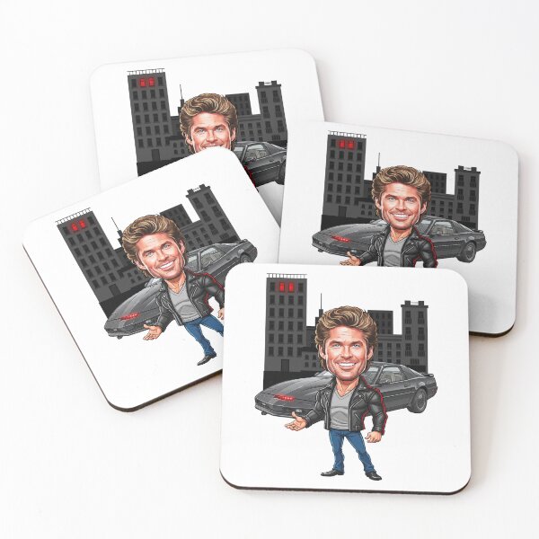 Item preview, City at night David Hasselhoff Knight Rider designed and sold by vectorlove.