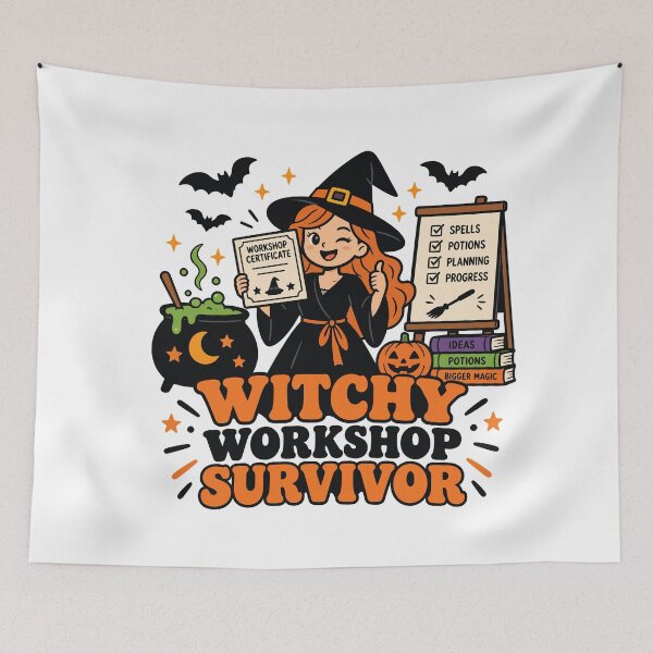 Item preview, Witchy Workshop Survivor Magical Crafting Chaos designed and sold by CleanDecor.