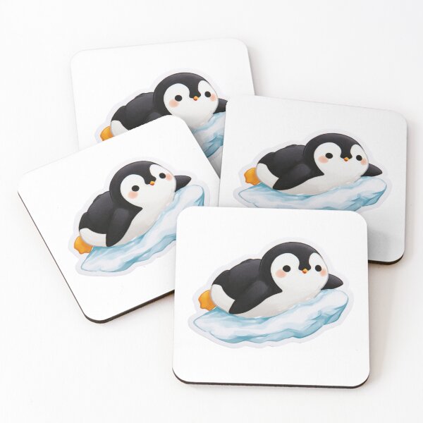 Item preview, Penguin and Ice designed and sold by NicolasGlowArt.