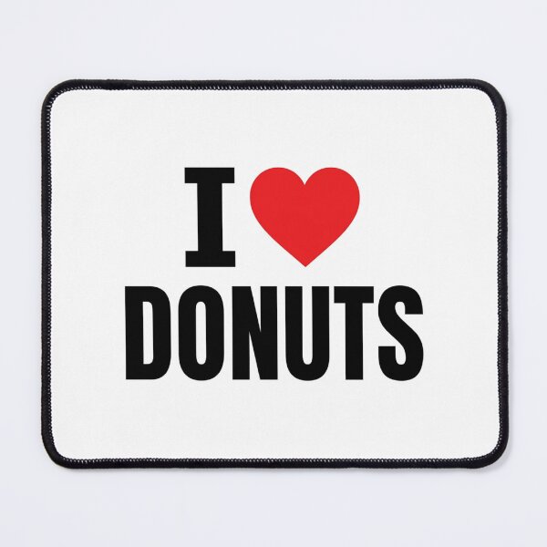 Item preview, I Heart Donuts Red Heart Graphic Typography For Doughnut Fan And Foodie designed and sold by raedattia.