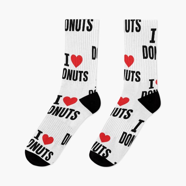 Item preview, I Heart Donuts Red Heart Graphic Typography For Doughnut Fan And Foodie designed and sold by raedattia.
