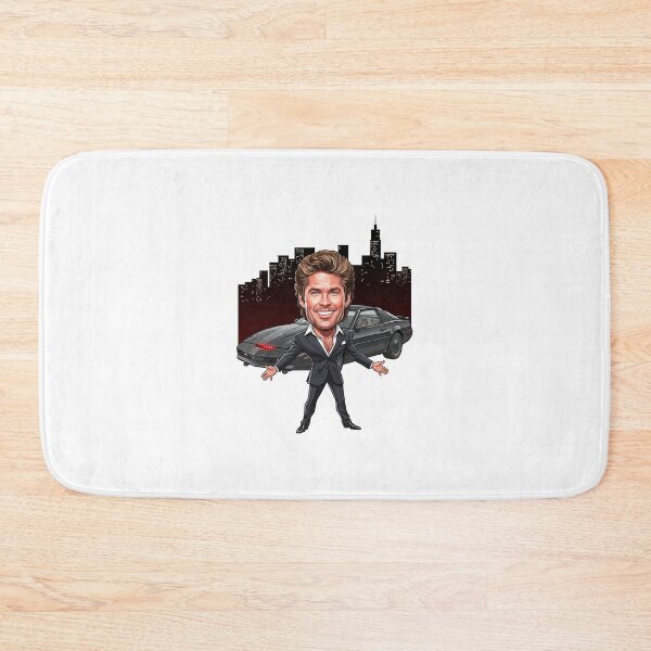 Item preview, Fany caricature  City at night David Hasselhoff Knight Rider designed and sold by vectorlove.