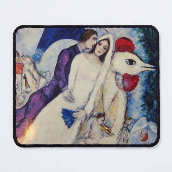 Item preview,  Les mariés de la Tour Eiffel peint par l'artiste Marc Chagall entre 1938 et 1939 designed and sold by Matari-matari.