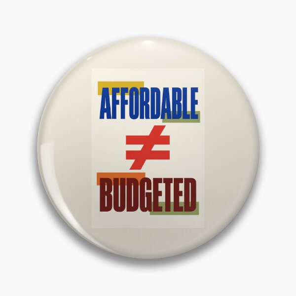 Item preview, Affordable ≠ Budgeted – Funny Budgeting Spiral Notebook designed and sold by astersgraphics.