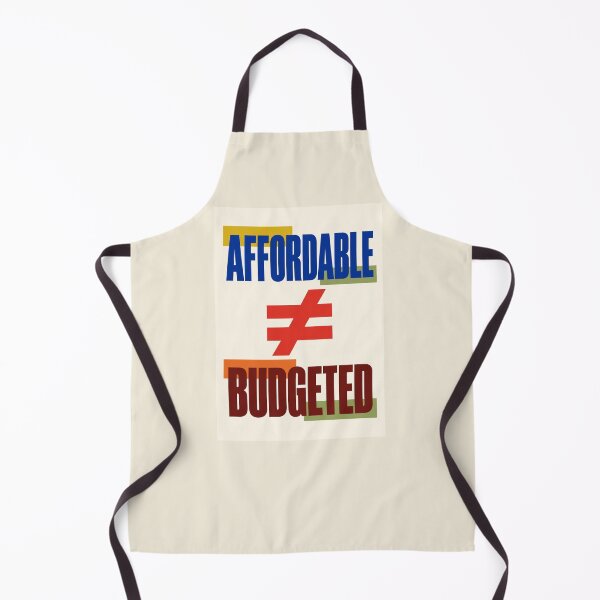 Item preview, Affordable ≠ Budgeted – Funny Budgeting Spiral Notebook designed and sold by astersgraphics.