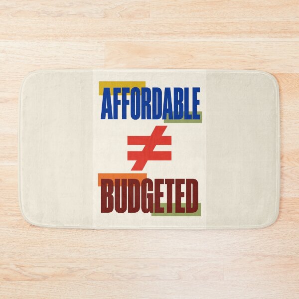 Item preview, Affordable ≠ Budgeted – Funny Budgeting Spiral Notebook designed and sold by astersgraphics.
