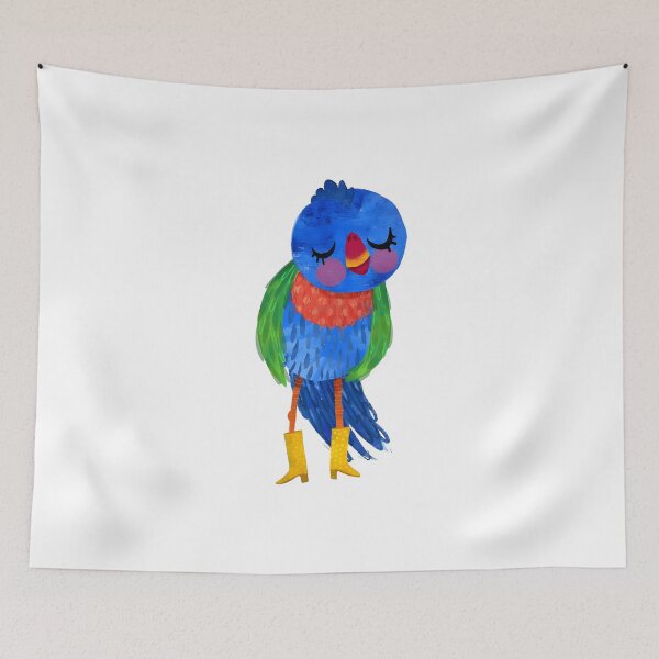Item preview, The Bird Who Loves Yellow Boots designed and sold by Mushroona.