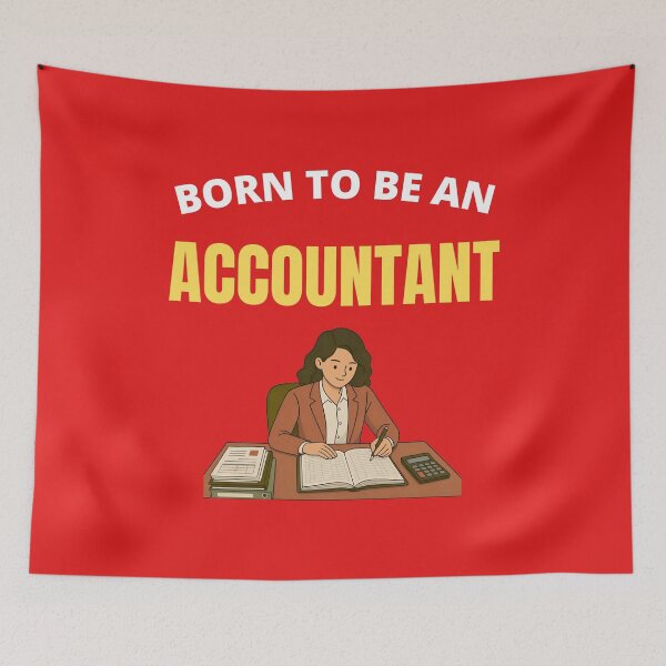 Item preview, Born to be an Accountant designed and sold by fev-rocks.