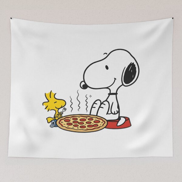 Item preview, Peanuts Snoopy Woodstock Pizza designed and sold by Sapphirajorie.