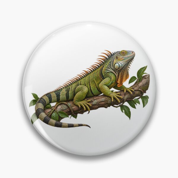 Artikelvorschau, This is a simple design of an iguana on a tree branch. entworfen und verkauft von RBBeachDesigns.
