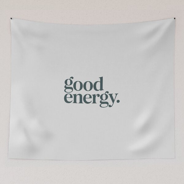 Item preview, Good Energy. – Minimalist Positive Vibes Quote designed and sold by Jollys-ArtShop.