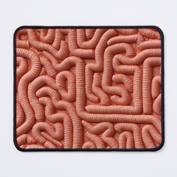 Item preview, Terracotta Coral Vermiculation Maze Texture designed and sold by Piotrek0001.