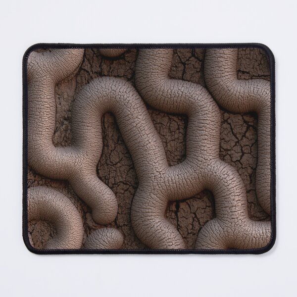 Item preview, Earthy Clay Worm Tracks 3D Stone Texture designed and sold by Piotrek0001.