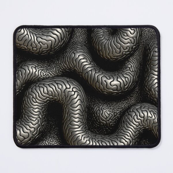 Item preview, Metallic Gunmetal Worm Track Relief Pattern designed and sold by Piotrek0001.