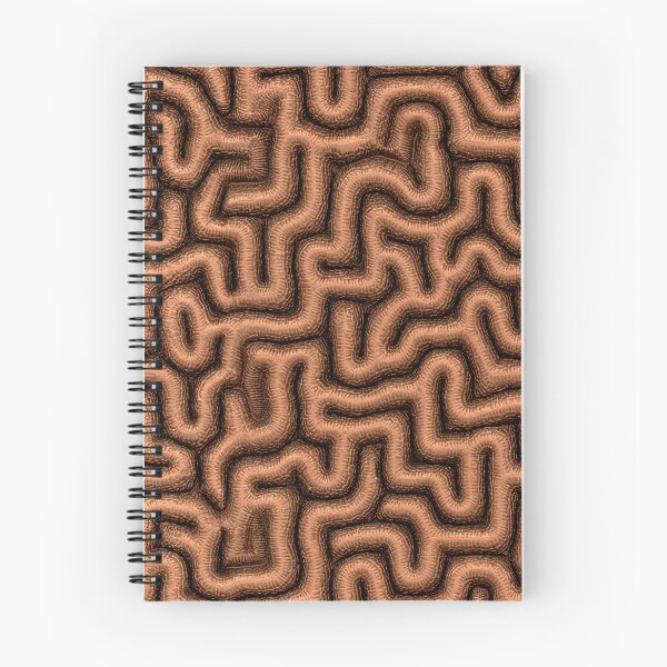 Item preview, Warm Terracotta Dense Brain Coral Pattern designed and sold by Piotrek0001.