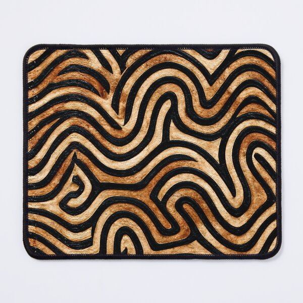 Item preview, Golden Amber and Black Labyrinth Line Art designed and sold by Piotrek0001.