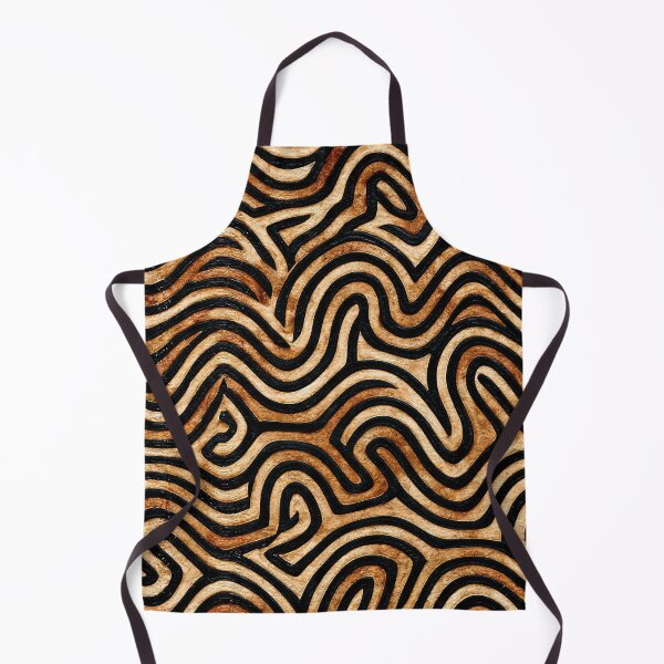 Item preview, Golden Amber and Black Labyrinth Line Art designed and sold by Piotrek0001.