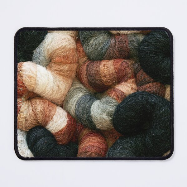 Item preview, Abstract Colored Wool Felt Pebble Mosaic designed and sold by Piotrek0001.