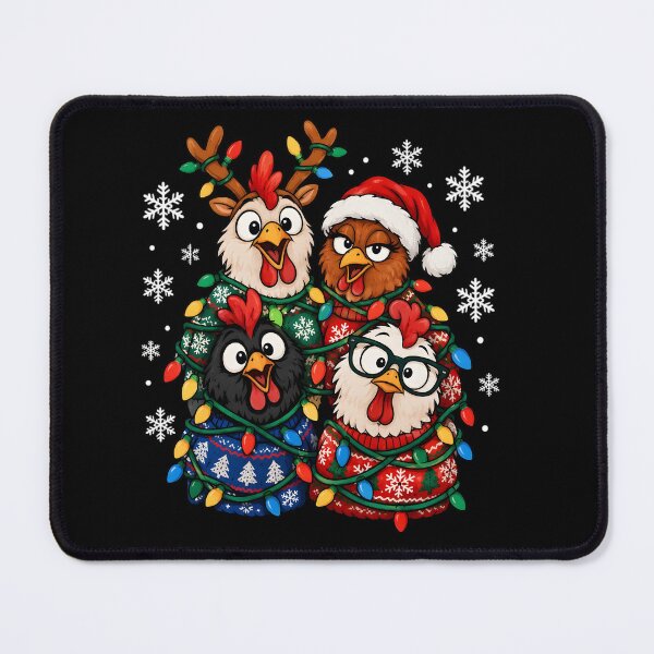 Item preview, Chicken Lover Owner Ugly Christmas Funny Hen Xmas Lights designed and sold by clothesy7.