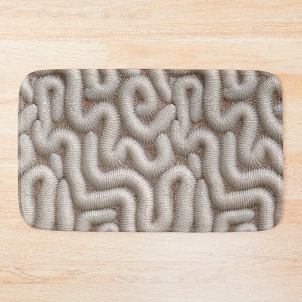 Item preview, Ivory Meandering Tubular Curve Relief Art designed and sold by Piotrek0001.