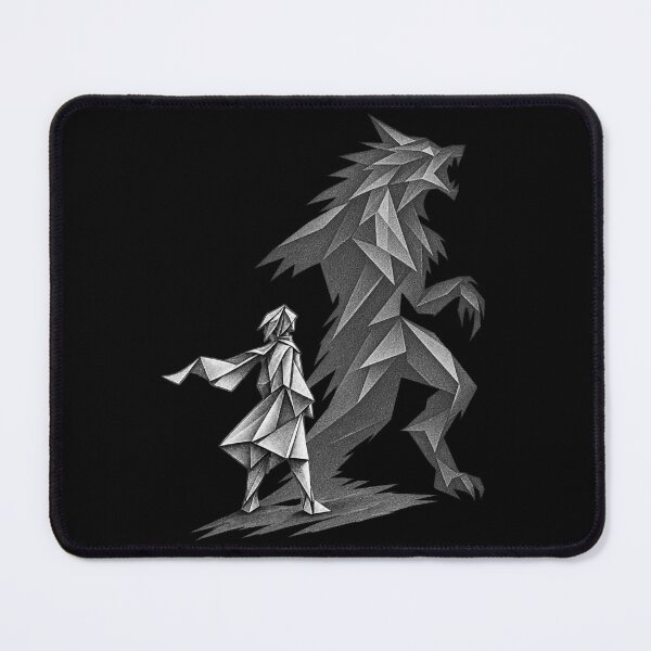Artikelvorschau, Origami-Werwolf-Schatten – Dunkle Fantasy-Papierkunst – PLUSHIWORLD entworfen und verkauft von PLUSHIWORLDtm.