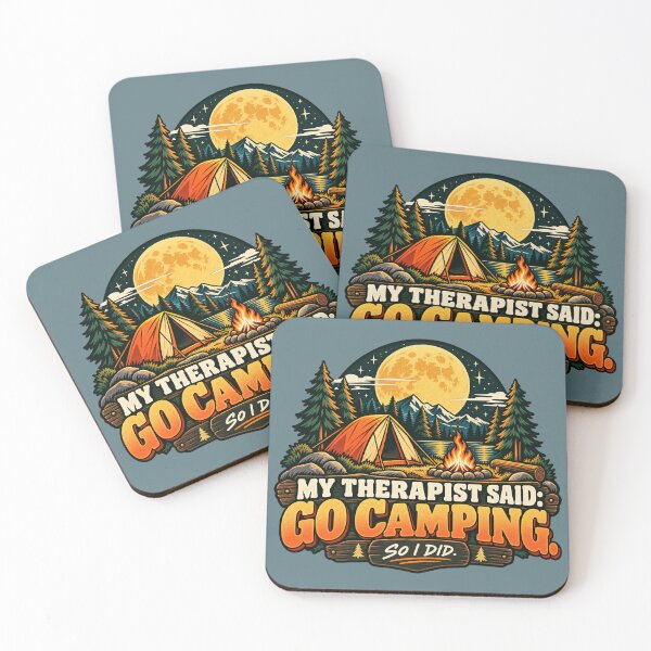 Item preview, My Therapist Said Go Camping Funny designed and sold by warlistop.