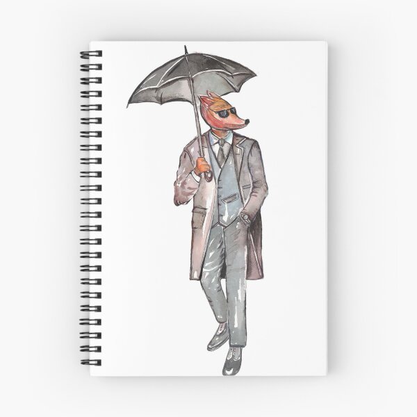 Item preview, Stylish Fox Man with Umbrella and Sunglasses designed and sold by WoodlandPlay.
