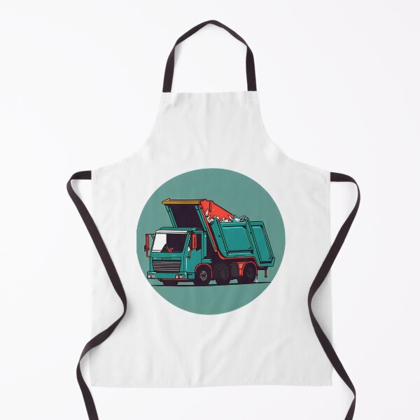 Item preview, Colorful Garbage Truck Illustration for Kids and Vehicle Enthusiasts designed and sold by xdnatexd.