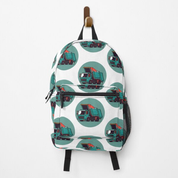 Item preview, Colorful Garbage Truck Illustration for Kids and Vehicle Enthusiasts designed and sold by xdnatexd.