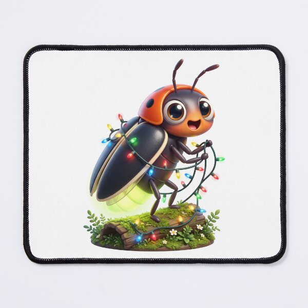 Item preview, Firefly Tangled in Christmas Lights designed and sold by Thanat Pattern Studio.
