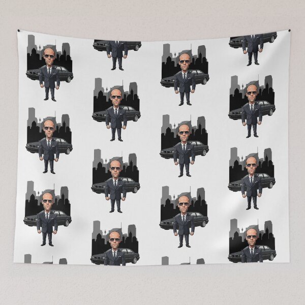 Item preview, Jason Statham as the Transporter in the city at night designed and sold by vectorlove.