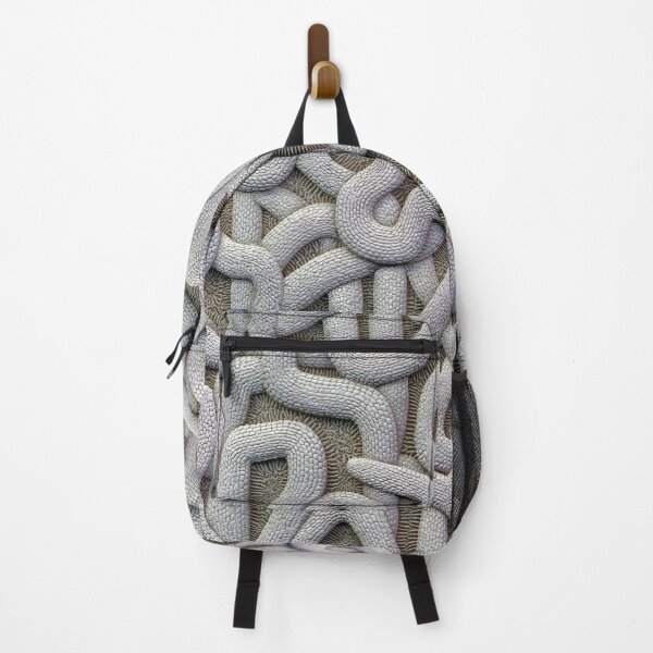 Item preview, White Textured Tubular Worm Track Pattern designed and sold by Piotrek0001.