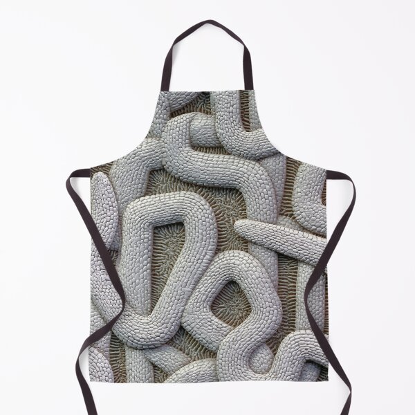 Item preview, White Textured Tubular Worm Track Pattern designed and sold by Piotrek0001.