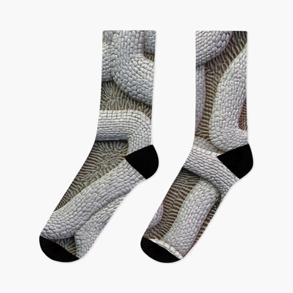 Item preview, White Textured Tubular Worm Track Pattern designed and sold by Piotrek0001.