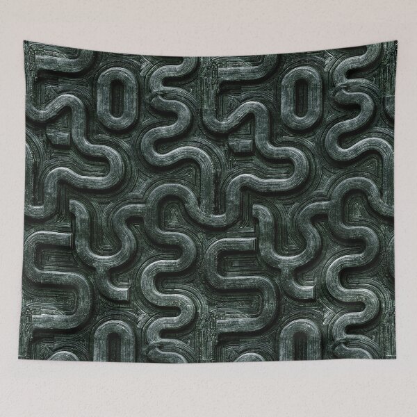 Item preview, Emerald Green Carved Stone Vermiculation Art designed and sold by Piotrek0001.