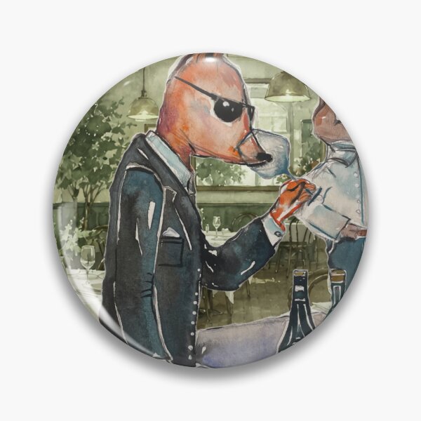 Item preview, Copy of Mr. Fox Wine Tasting with Wild Boar Valet Art designed and sold by WoodlandPlay.