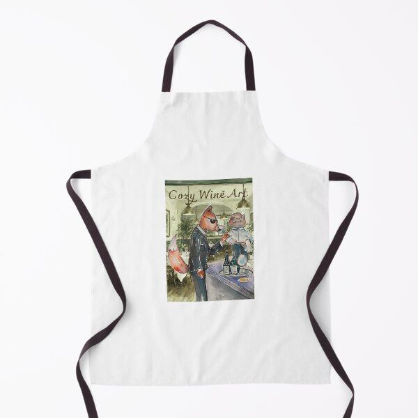 Item preview, Copy of Mr. Fox Wine Tasting with Wild Boar Valet Art designed and sold by WoodlandPlay.