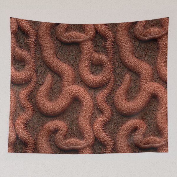 Item preview, Terracotta Clay Worm Trail Surface Relief designed and sold by Piotrek0001.