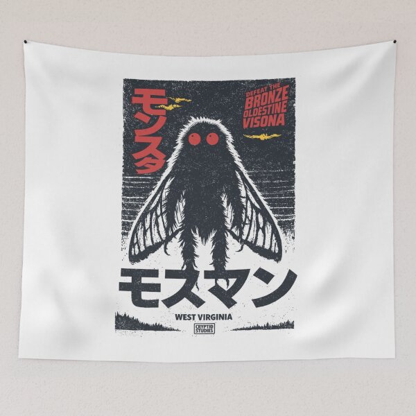 Item preview, Mothman Retro Japanese designed and sold by PhaidraKarole.