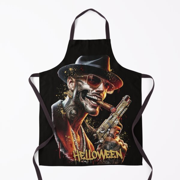 Item preview, Skull Man Gun Cigar Helloween Noir designed and sold by Voodoo Store Paranormal Collections.
