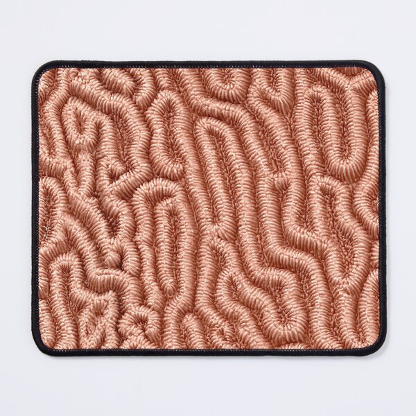Item preview, Salmon Pink Fine Brain Coral Texture Art designed and sold by Piotrek0001.