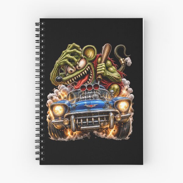 Item preview, Classic Blue Hot Rod – Supercharged Rat Monster Muscle Car designed and sold by artistwill.