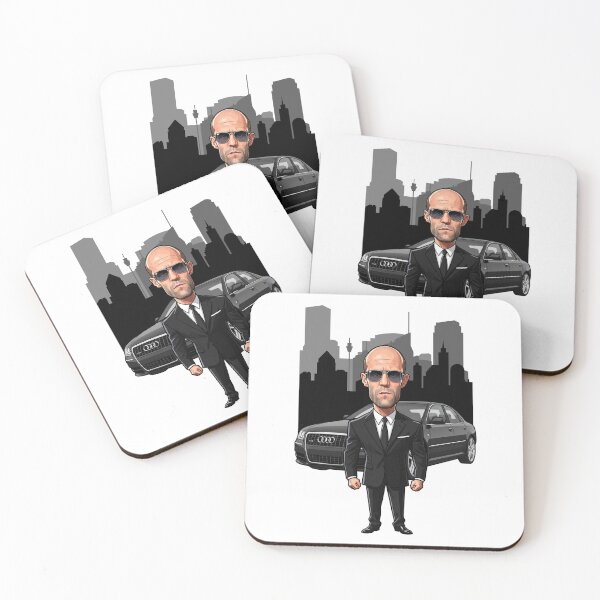 Item preview, Jason Statham as the Transporter 2 in the city at night designed and sold by vectorlove.