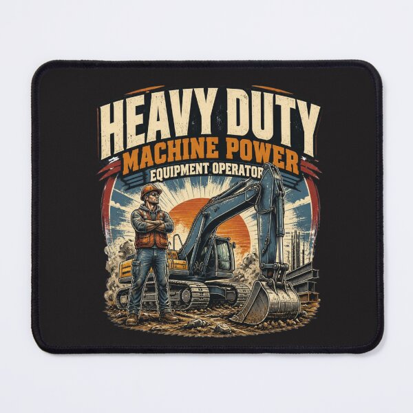Item preview, Vintage Heavy Equipment Operator Excavator designed and sold by AdicretorDesign.