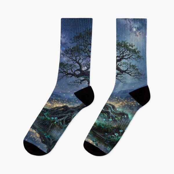 Item preview, The Living Light of the Ancient Baobab designed and sold by DreamyWallVibes.