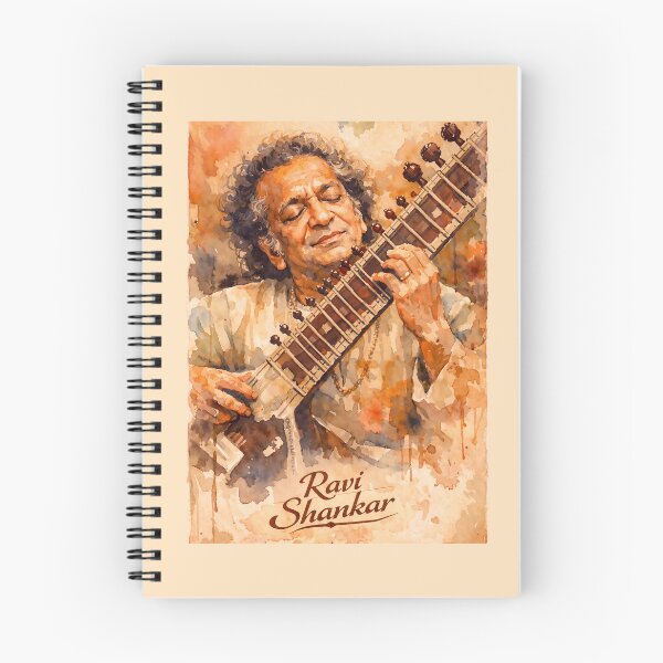Item preview, Ravi Shankar tocando el sitar designed and sold by Sarcastic designs.